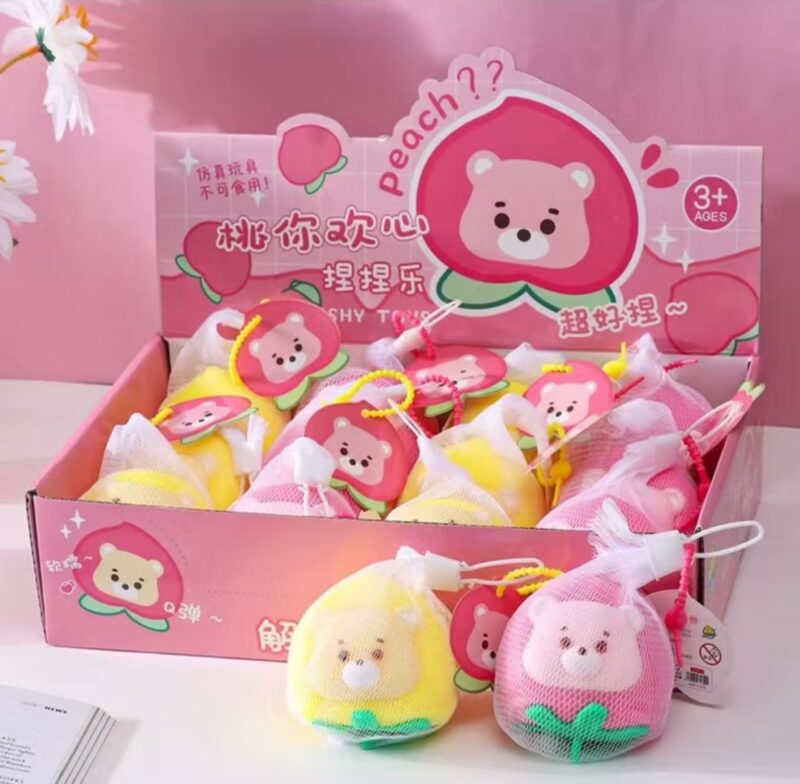 Squish urso morango  anti stress