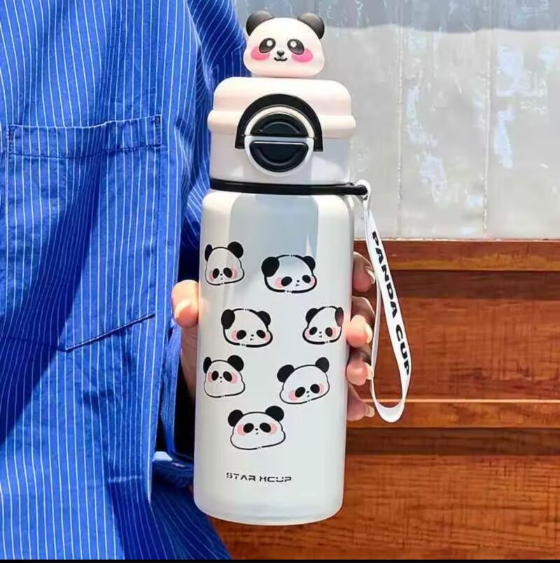 Garrafa térmica pandinha 500ml - Imagem 4