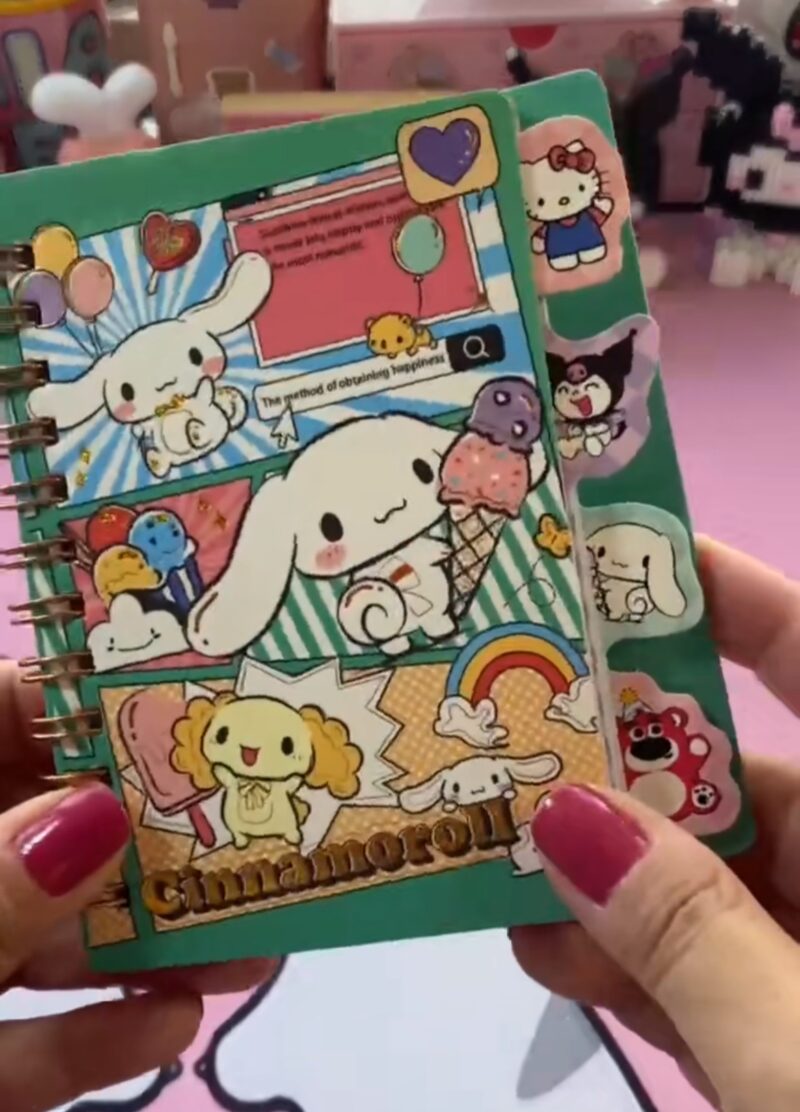 Caderneta com divisórias sanrio by Hello Kitty - Imagem 3