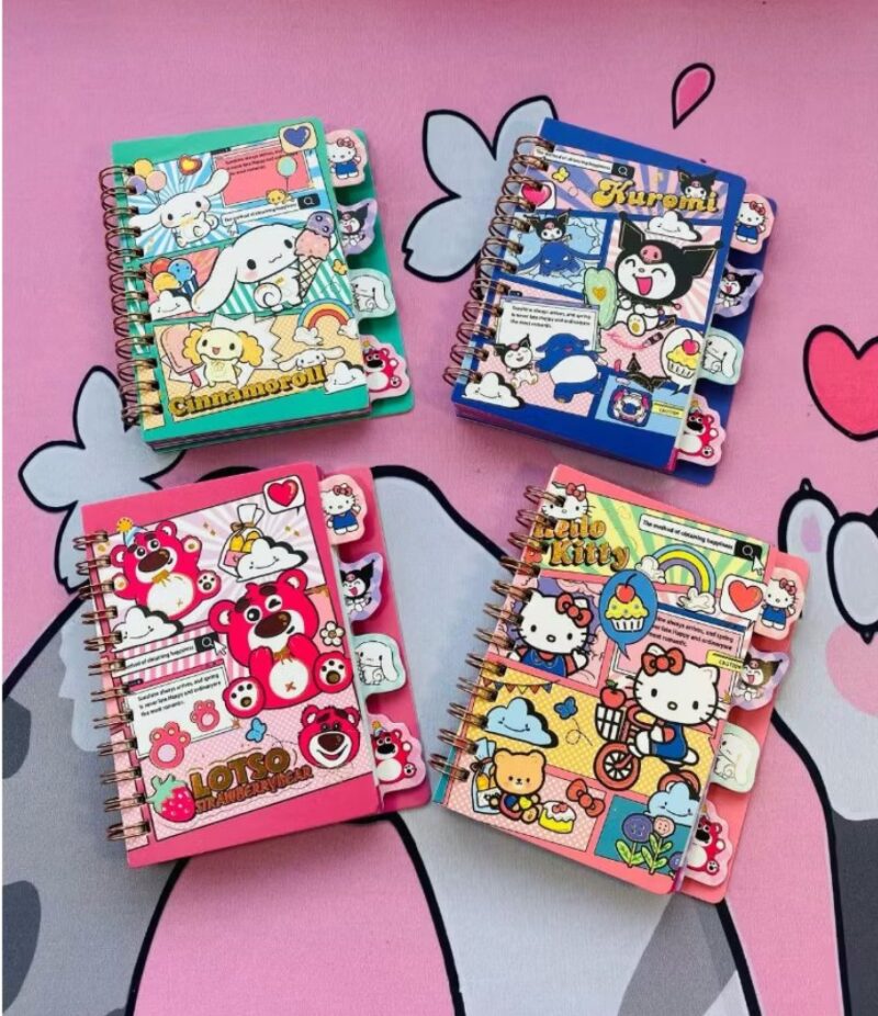 Caderneta com divisórias sanrio by Hello Kitty - Imagem 5