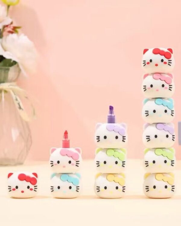 Marca texto torre montável Hello Kitty
