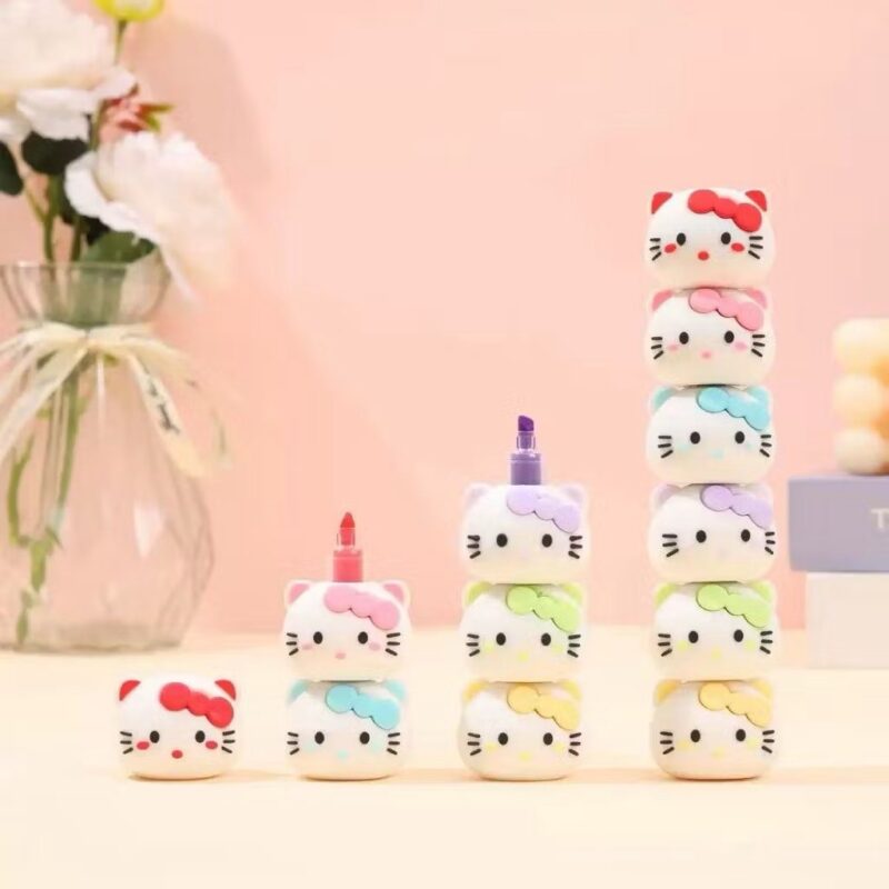 Marca texto torre montável Hello Kitty