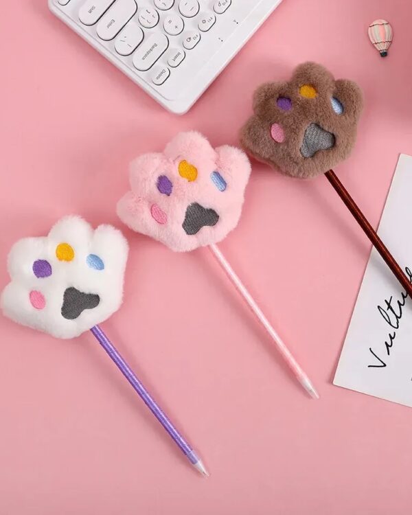 Caneta patinha gigante pelúcia