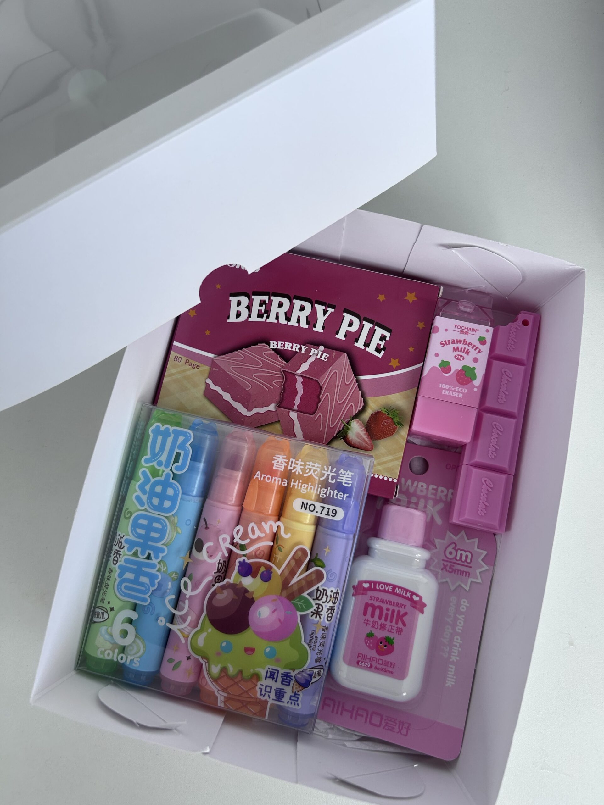 Mini box doces perfumados (rosa)