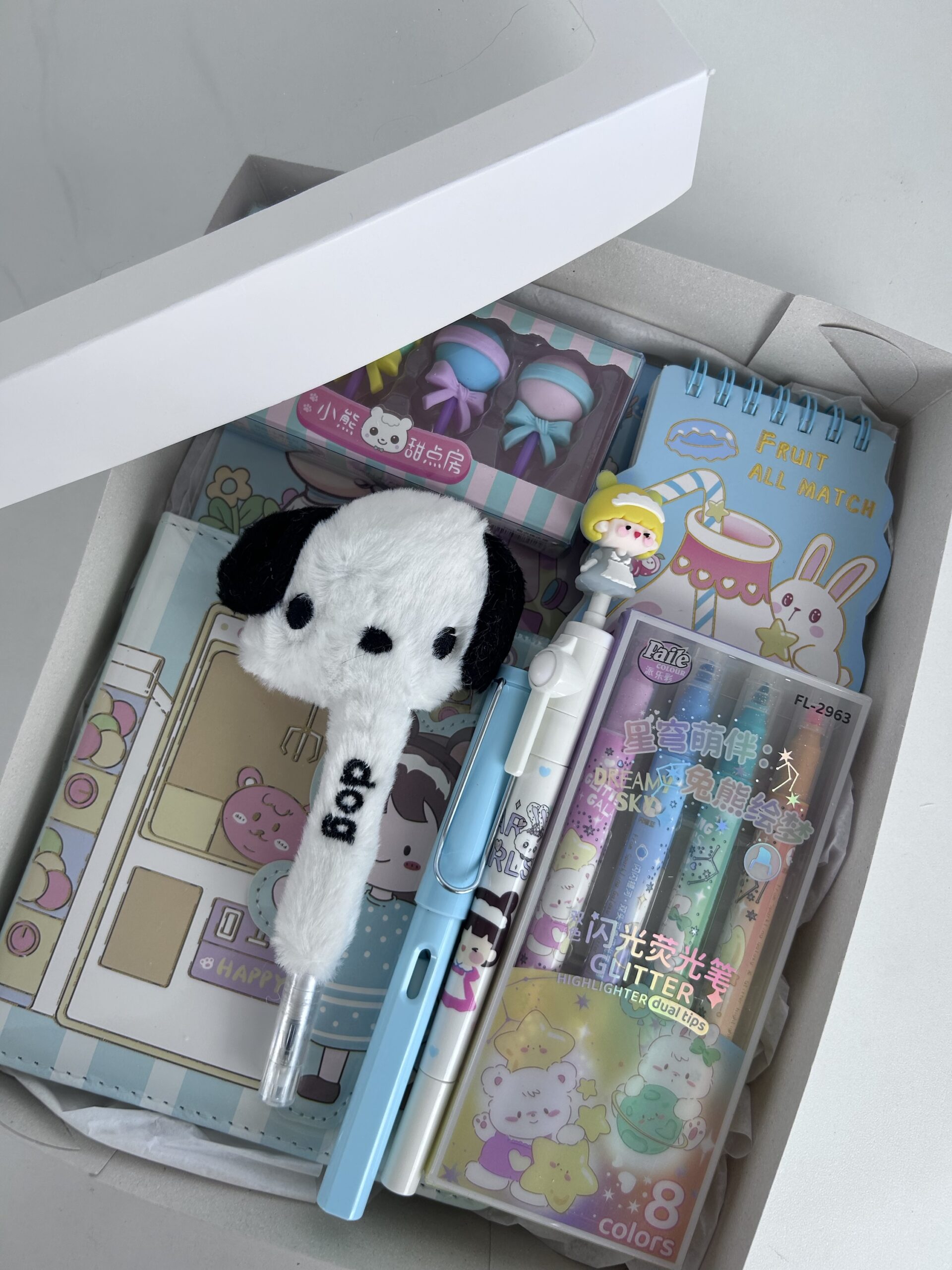 Box colors azul cachorrinho