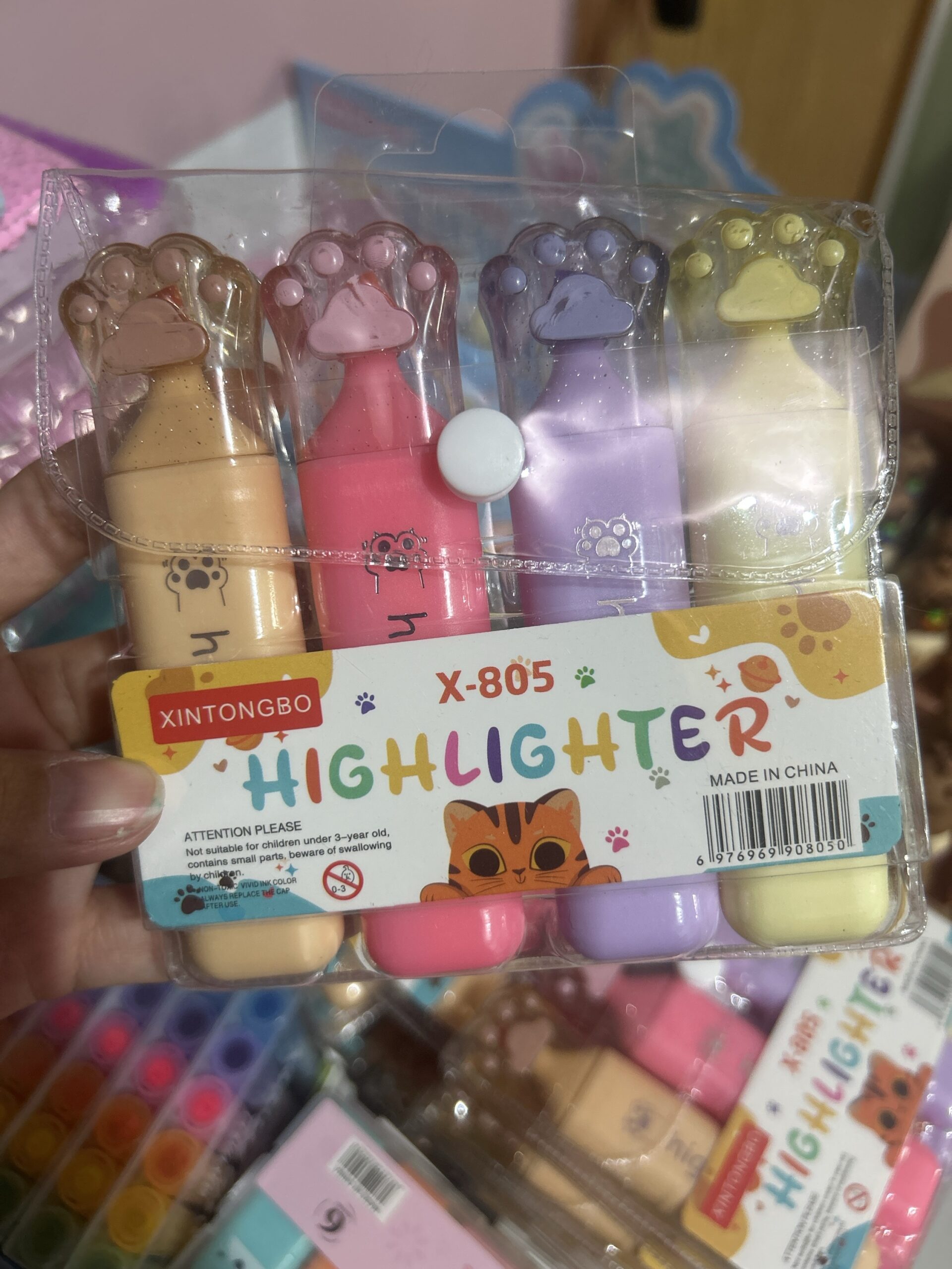 Kit Marca texto Patinha Gigante (4und)