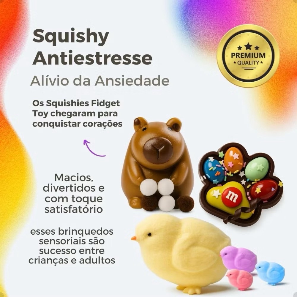 Tabe Squish capivara pequena - Imagem 4