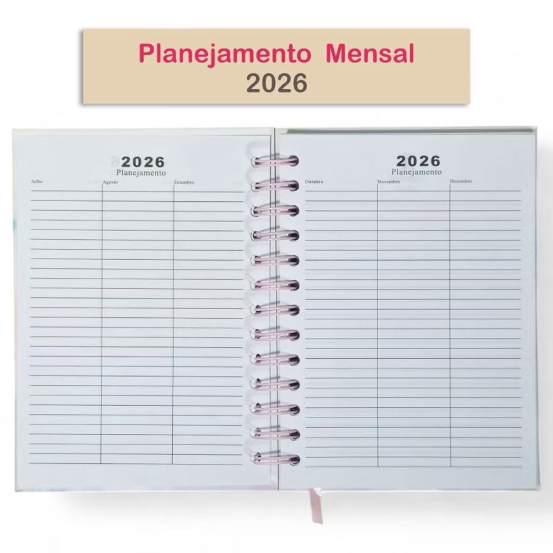 Agenda 2026 Mármore Dourado - Imagem 6