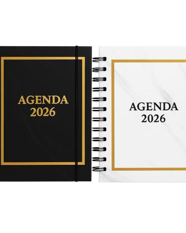 Agenda 2026 Mármore Dourado