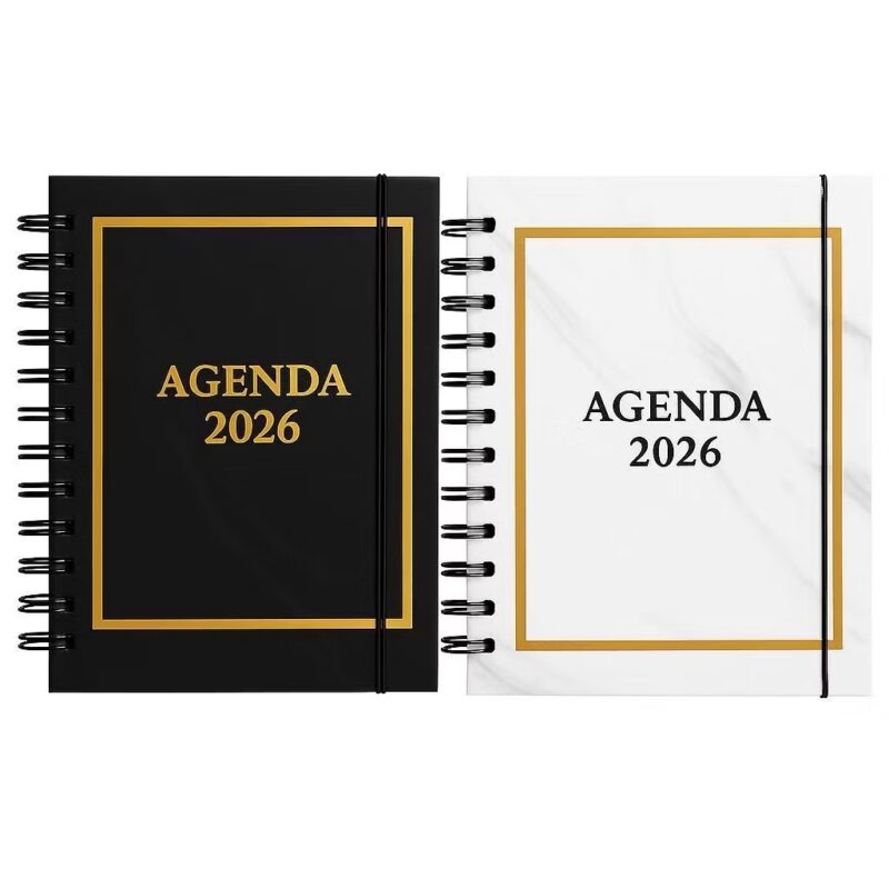 Agenda 2026 Mármore Dourado