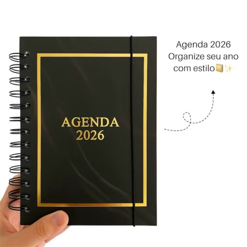Agenda 2026 Mármore Dourado - Imagem 2