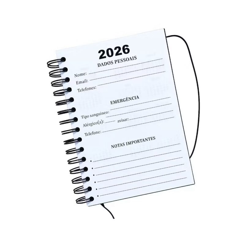 Agenda 2026 Mármore Dourado - Imagem 4