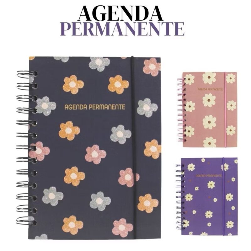 Agenda 2026 Floral Glitter - Imagem 2