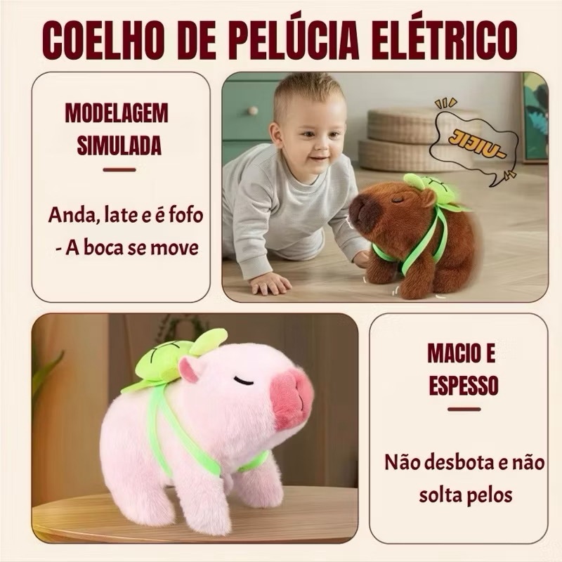 Pelúcia capivara música - Imagem 3