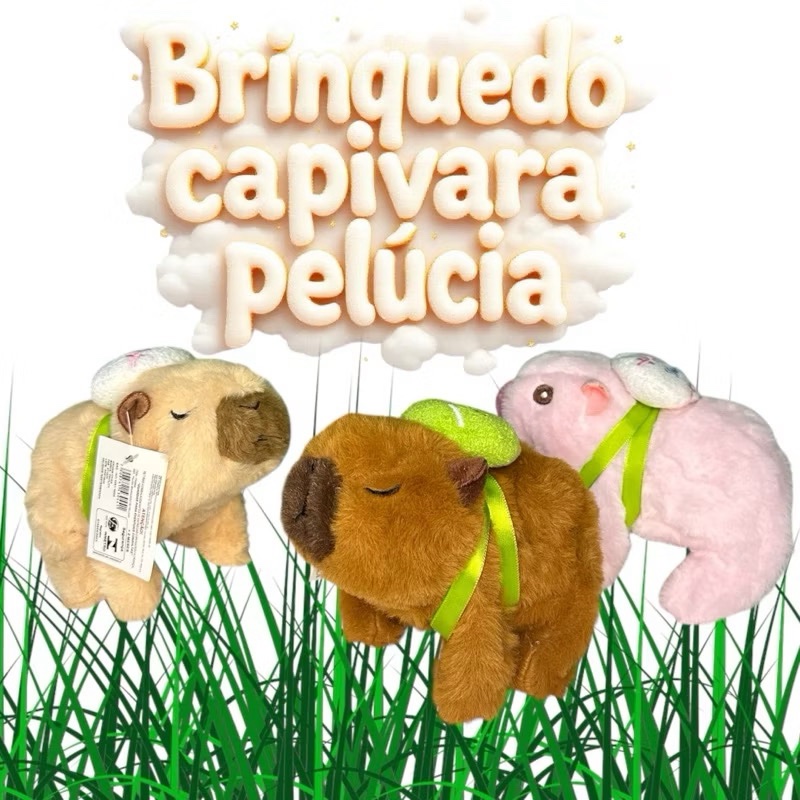 Pelúcia capivara música