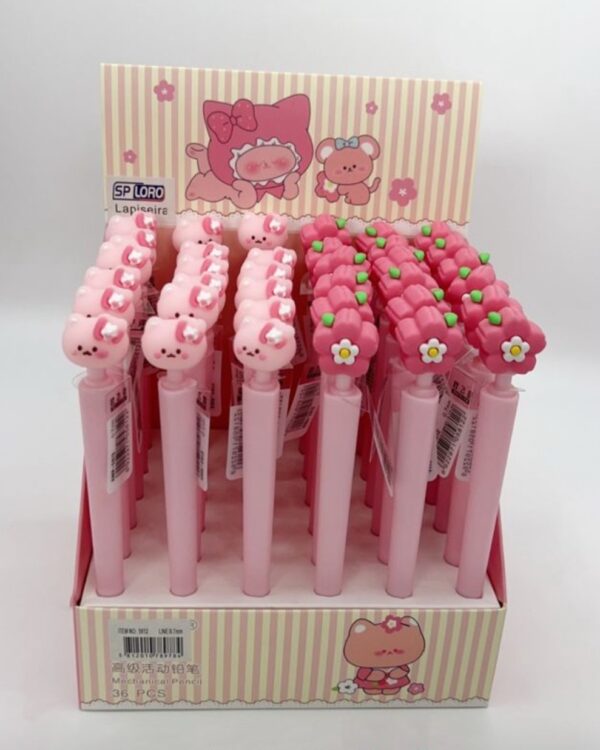 Lapiseira sakura ursinho rosa 0.7mm