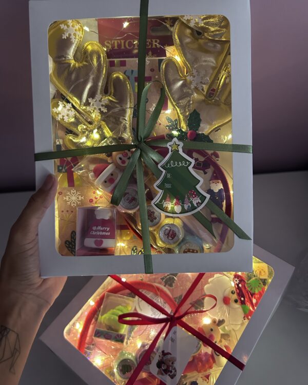 Box natalina iluminada