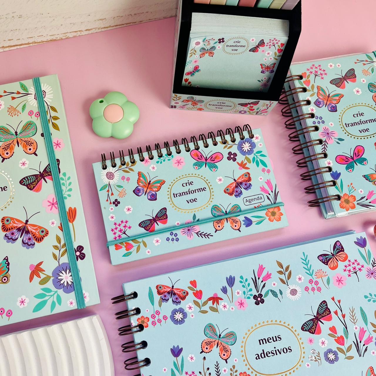 Agenda Semanal Mini 2026 Fina Ideia 8,5 × 15 cm 80 folhas Capa Dura - Imagem 6