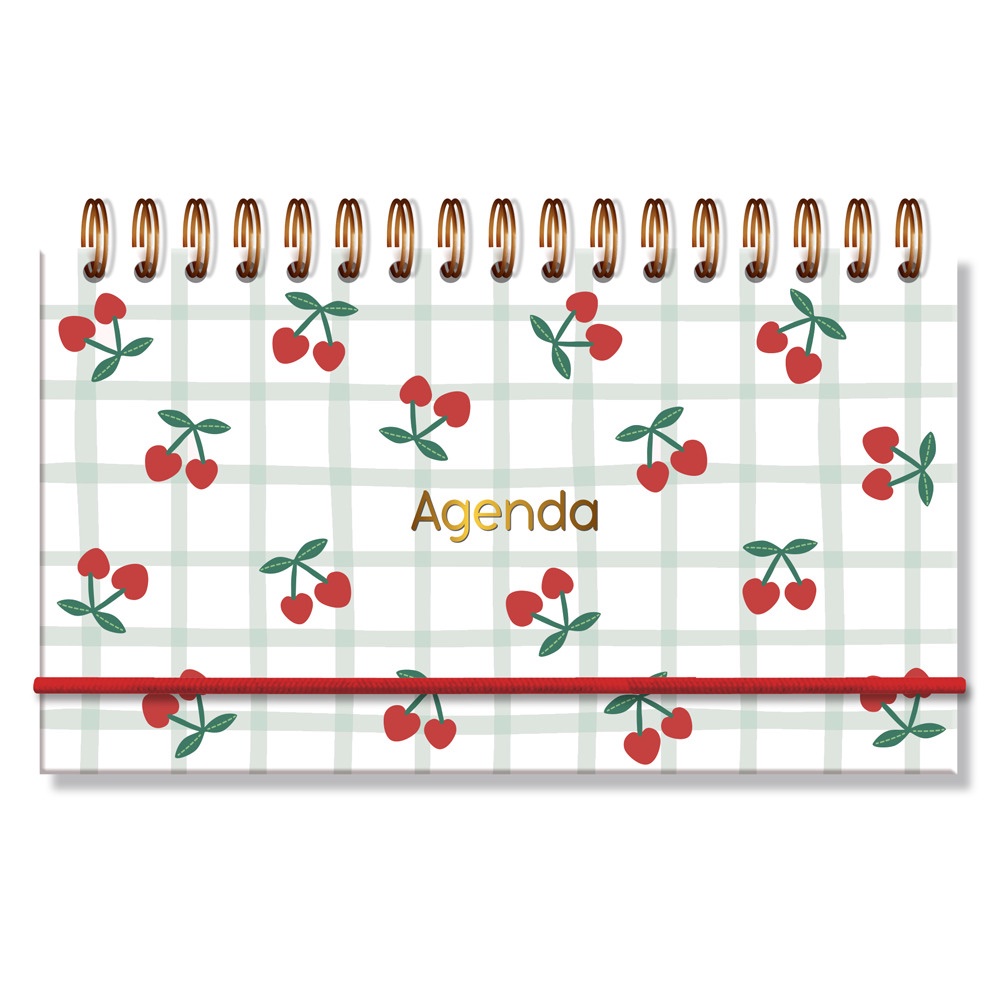 Agenda Semanal Mini 2026 Fina Ideia 8,5 × 15 cm 80 folhas Capa Dura - Imagem 2