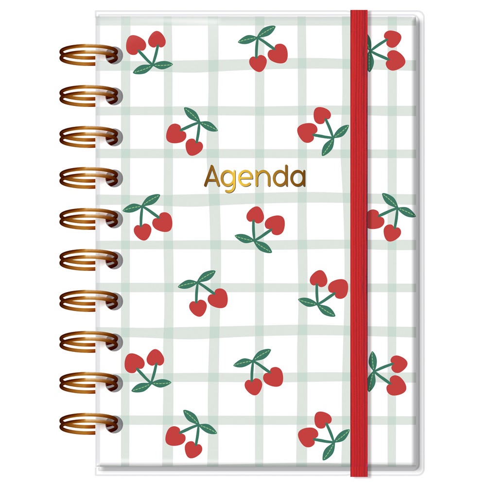 Agenda Diária P 2026 Fina Ideia 9,5×13,5 cm 168 Folhas capa protetora - Imagem 3