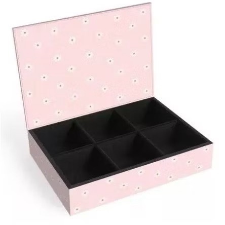 Porta-joias M Fina Ideia Selinhos 19x14x5,5cm em MDF - Imagem 2