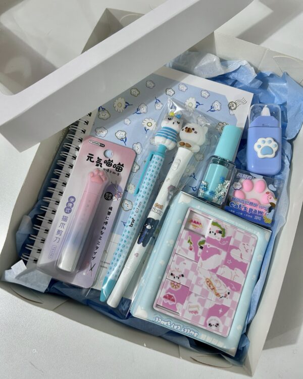 Box Color azul (8 itens)