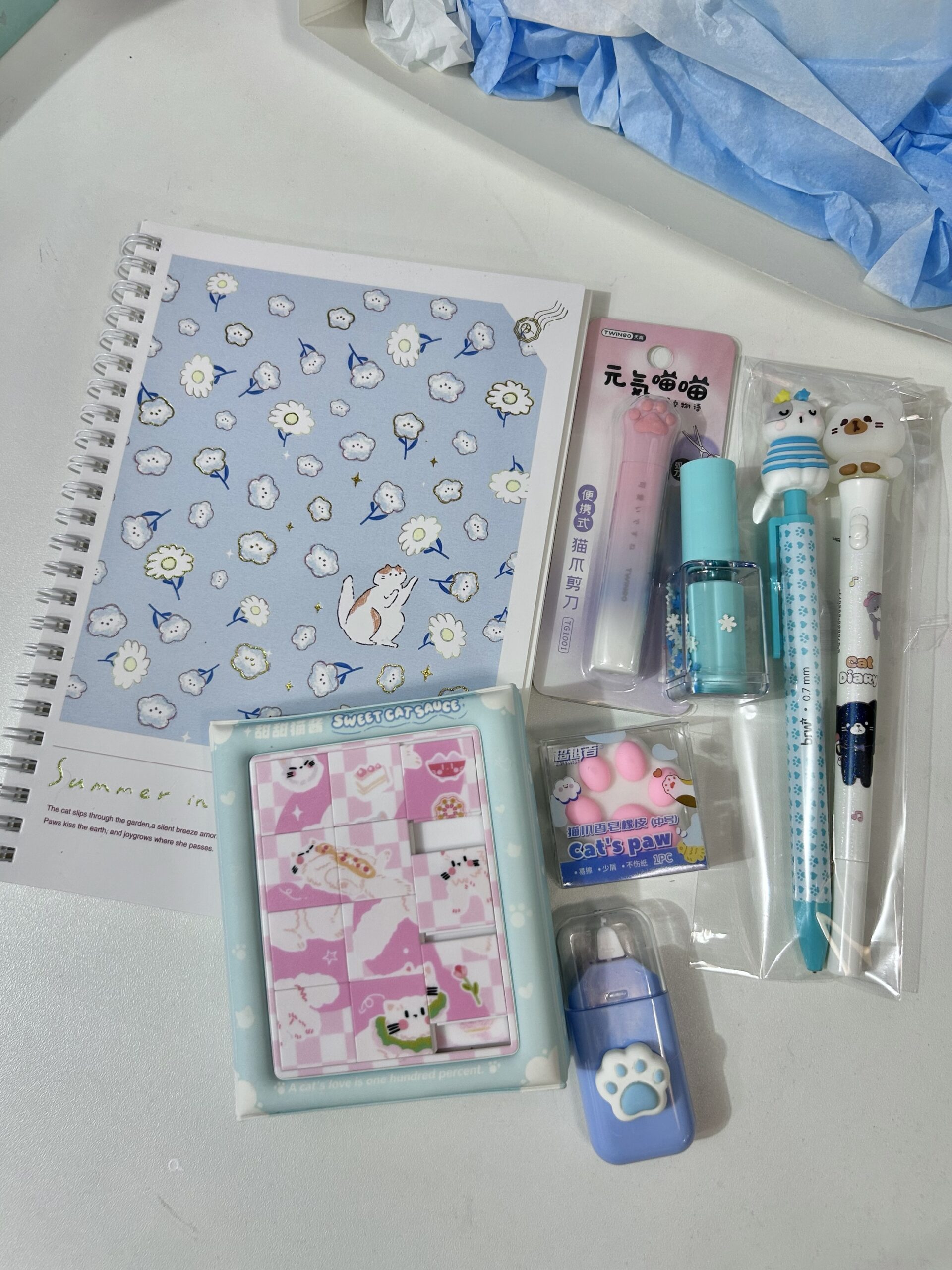 Box Color azul (8 itens) - Imagem 2