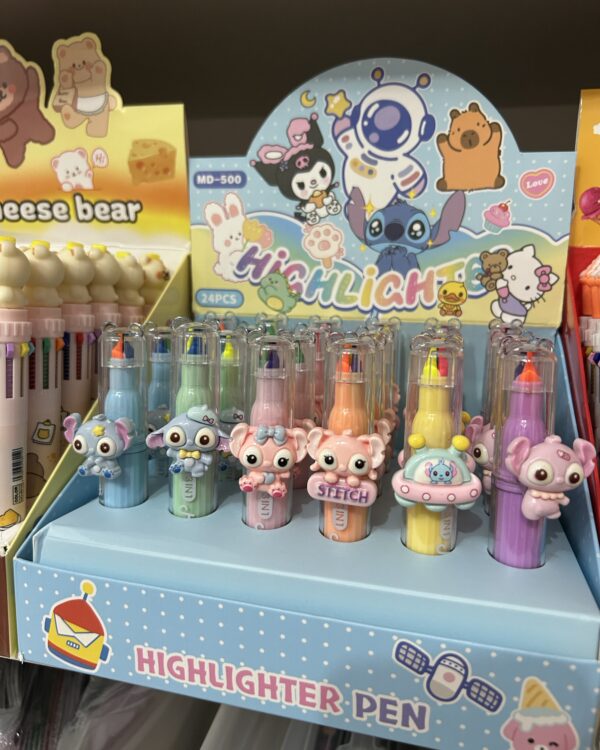 Marca texto três pontas (und)