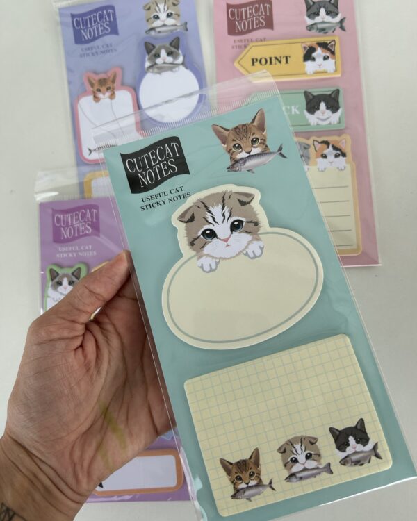 Bloco notas gatinho