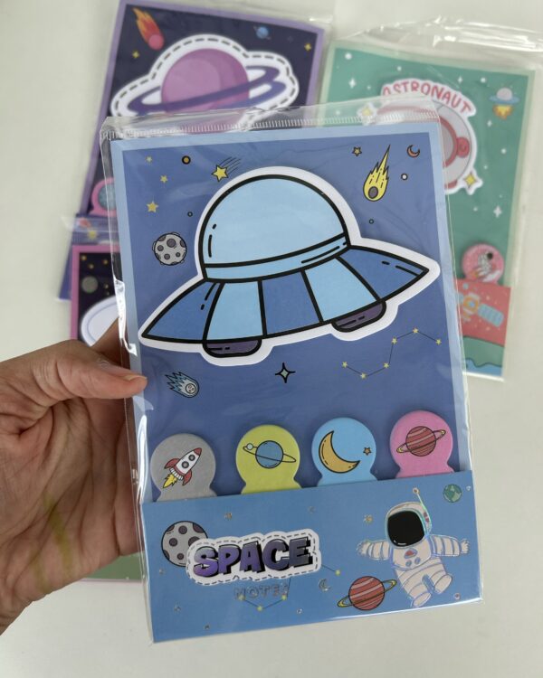 Bloco notas astronauta