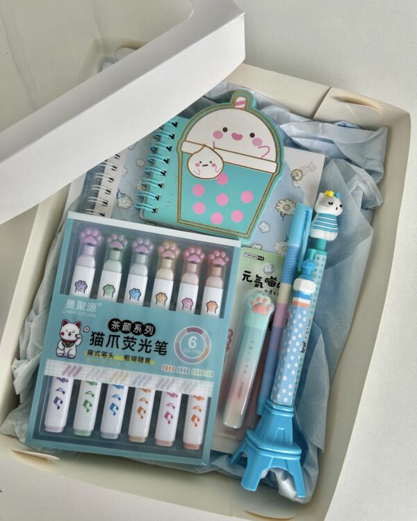 Box Color azul (7 itens)