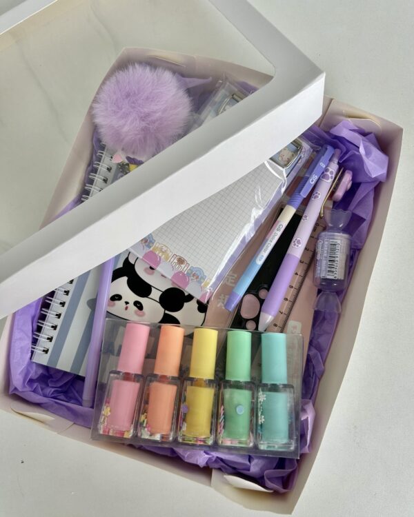 Box Color roxa (8 itens)