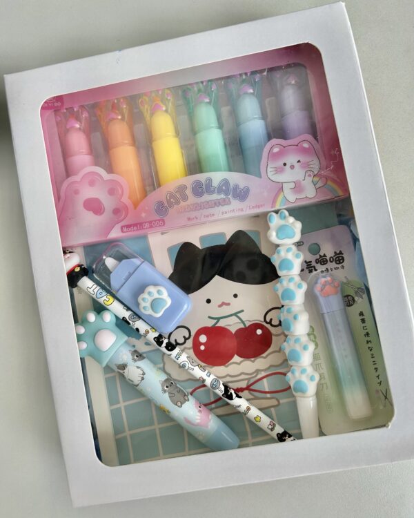 Box gatinho preto (7 itens)