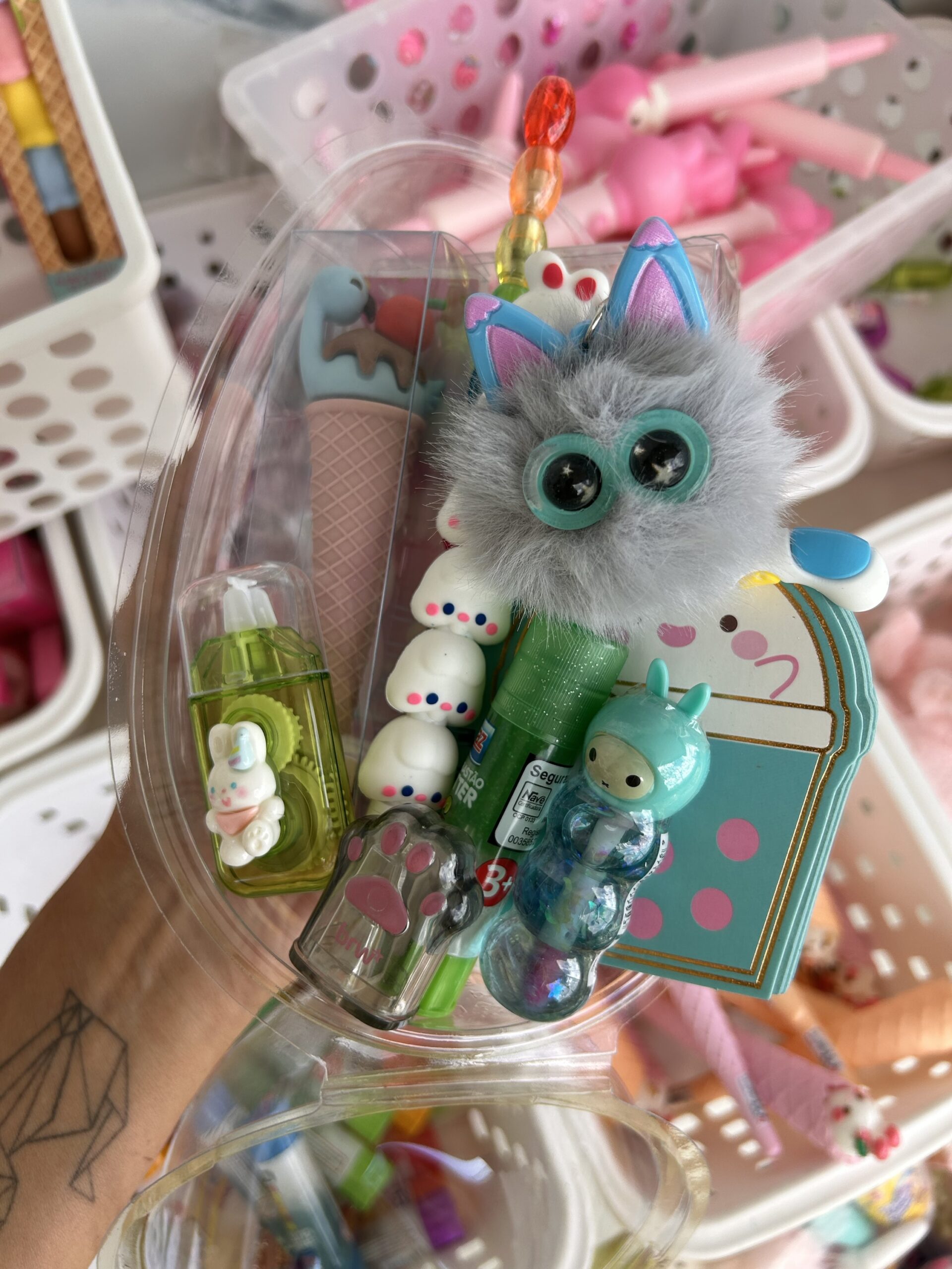 Ovo Criativo Teen Azul (14 itens) - Imagem 4