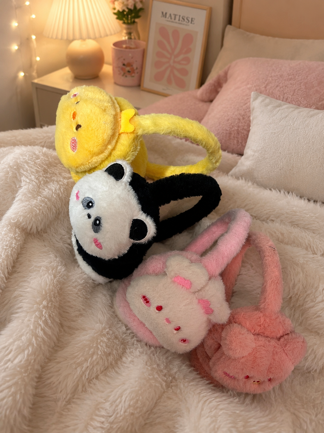 Abafador de Ouvido Pelúcia Kawaii - Imagem 2