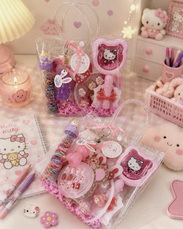Sacolinha cuide-se - inspiração Hello Kitty