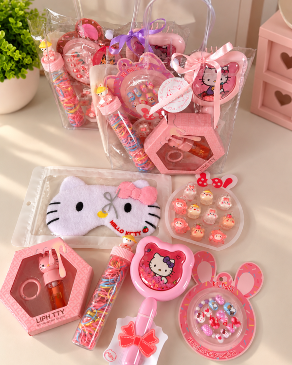 Momento camarim mini diva - inspiração Hello Kitty