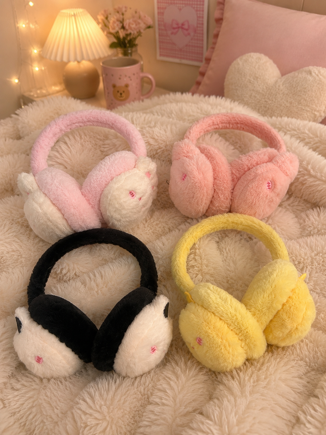 Abafador de Ouvido Pelúcia Kawaii - Imagem 3