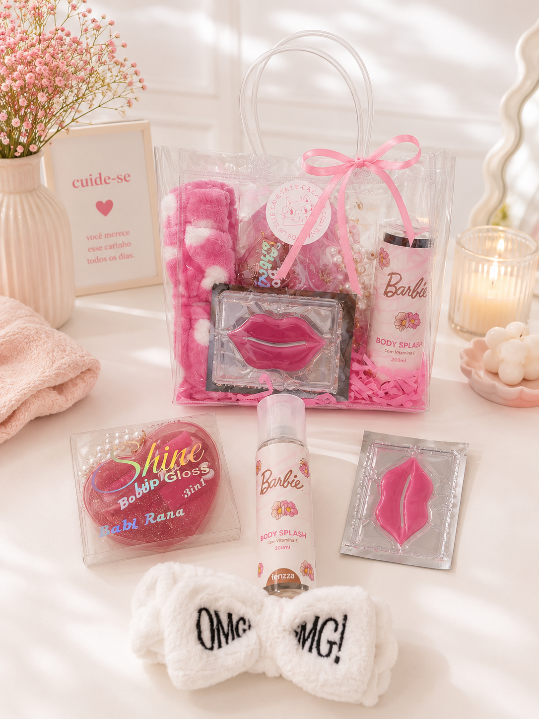 Sacolinha Cuide-se — Glow Pink - Imagem 2