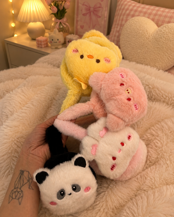 Abafador de Ouvido Pelúcia Kawaii