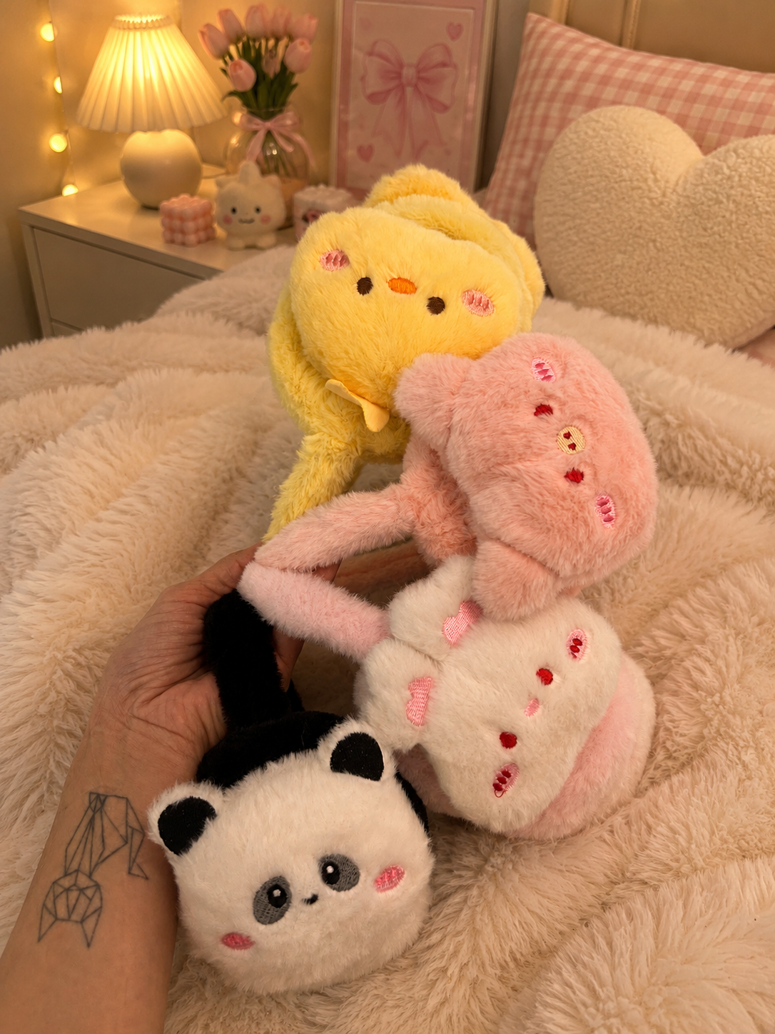 Abafador de Ouvido Pelúcia Kawaii