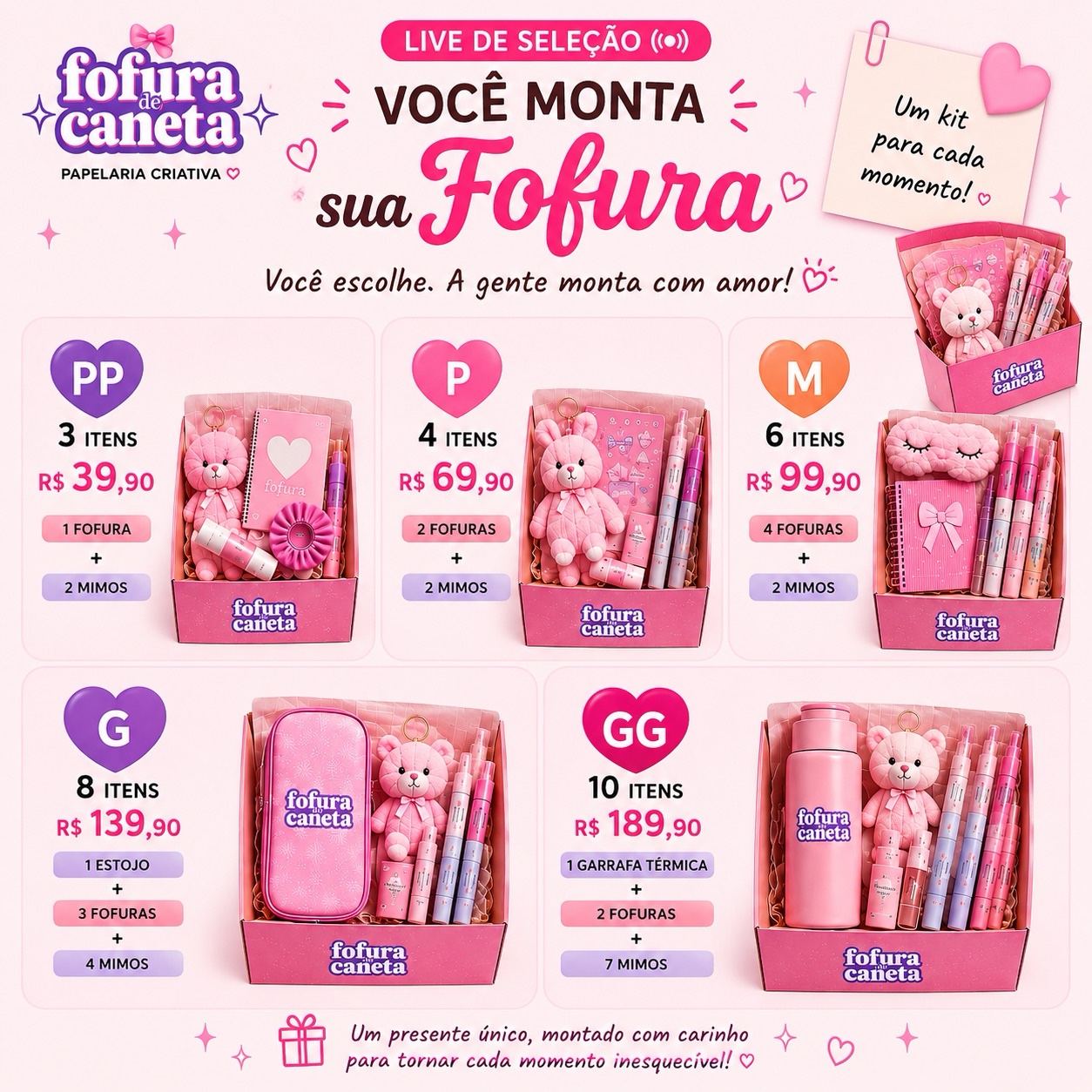 Monte seu kit na live - Imagem 3