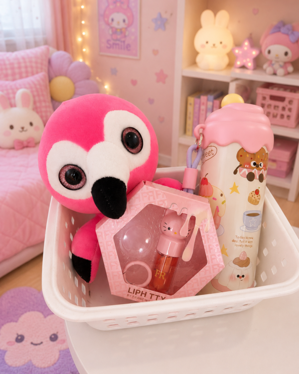 Sacolinha Comemore Flamingo