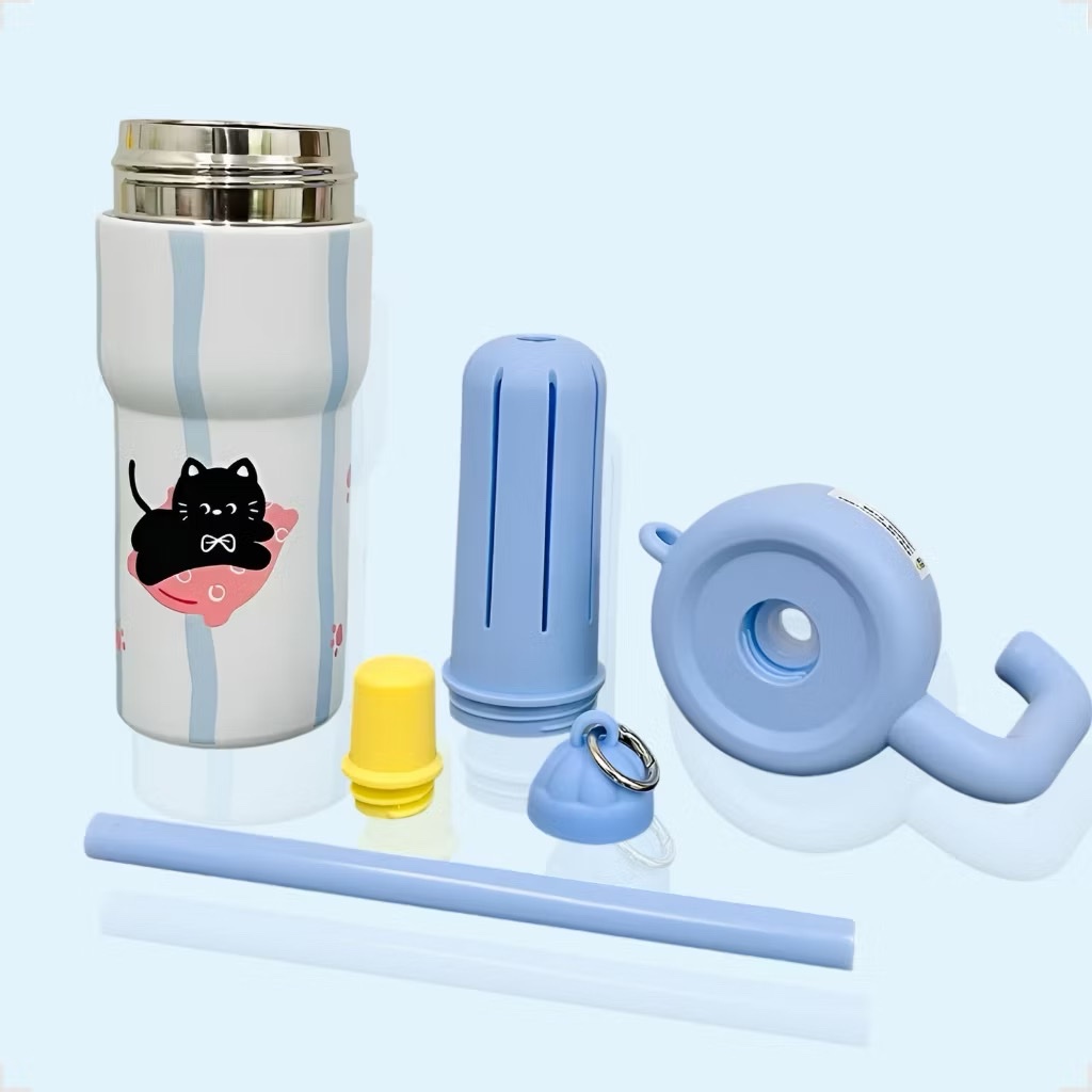 Copo térmico com saborizador 600ml - Imagem 7