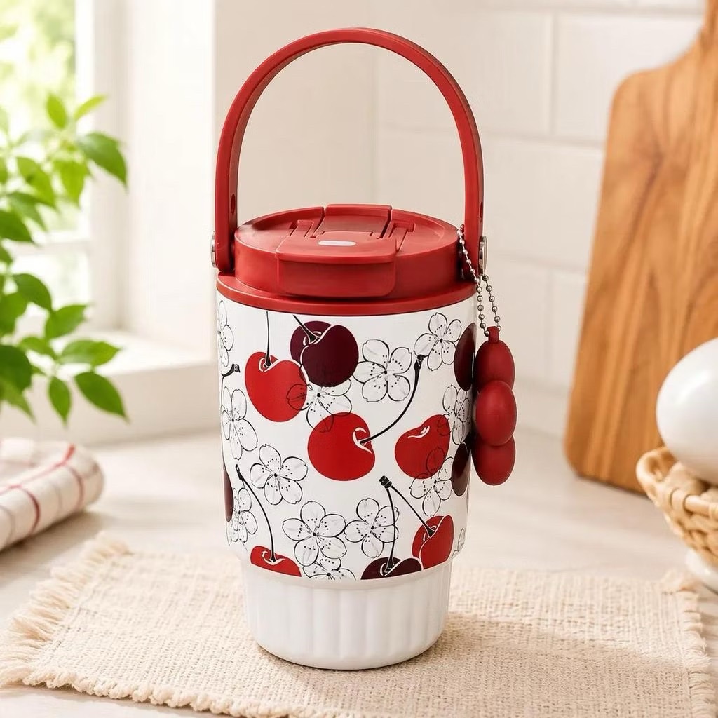 Copo térmico flor fruits 500ml - Imagem de 4