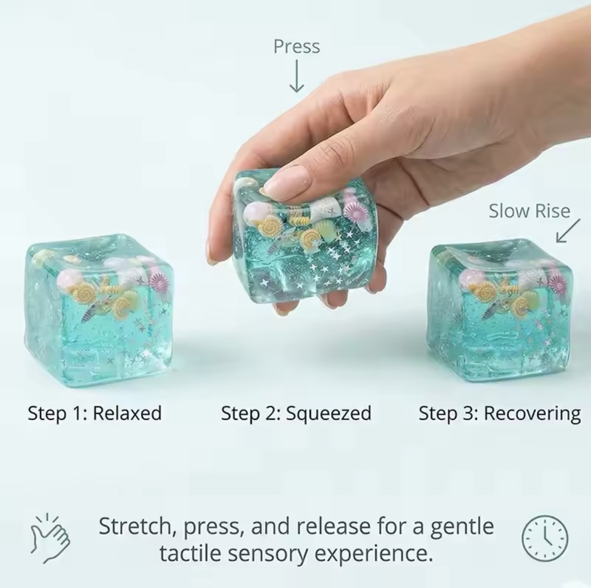 Cubo Squishy Fundo do Mar — Maltose - Imagem de 4