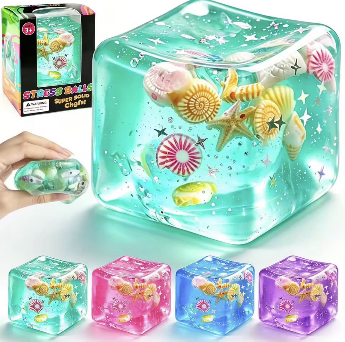 Cubo Squishy Fundo do Mar — Maltose