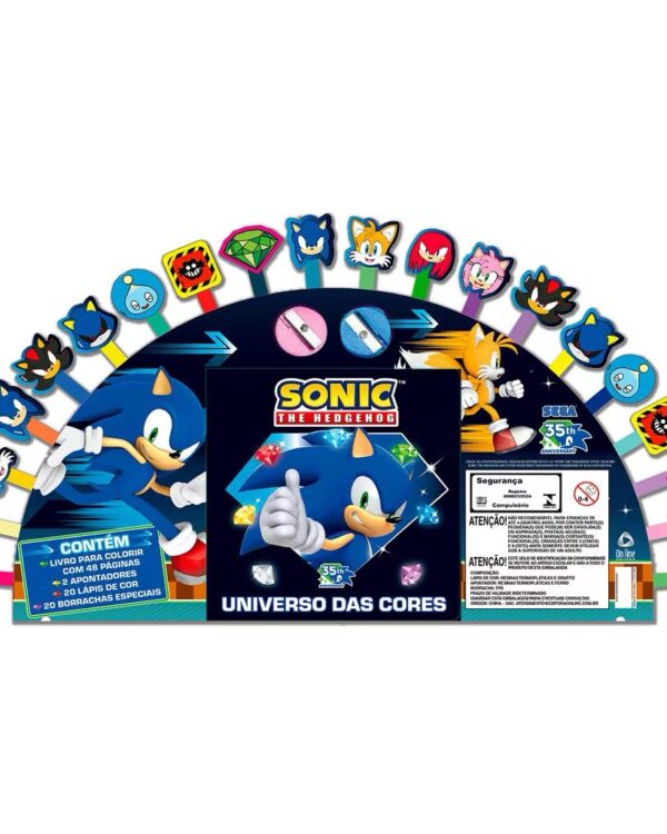 Kit colorir sonic