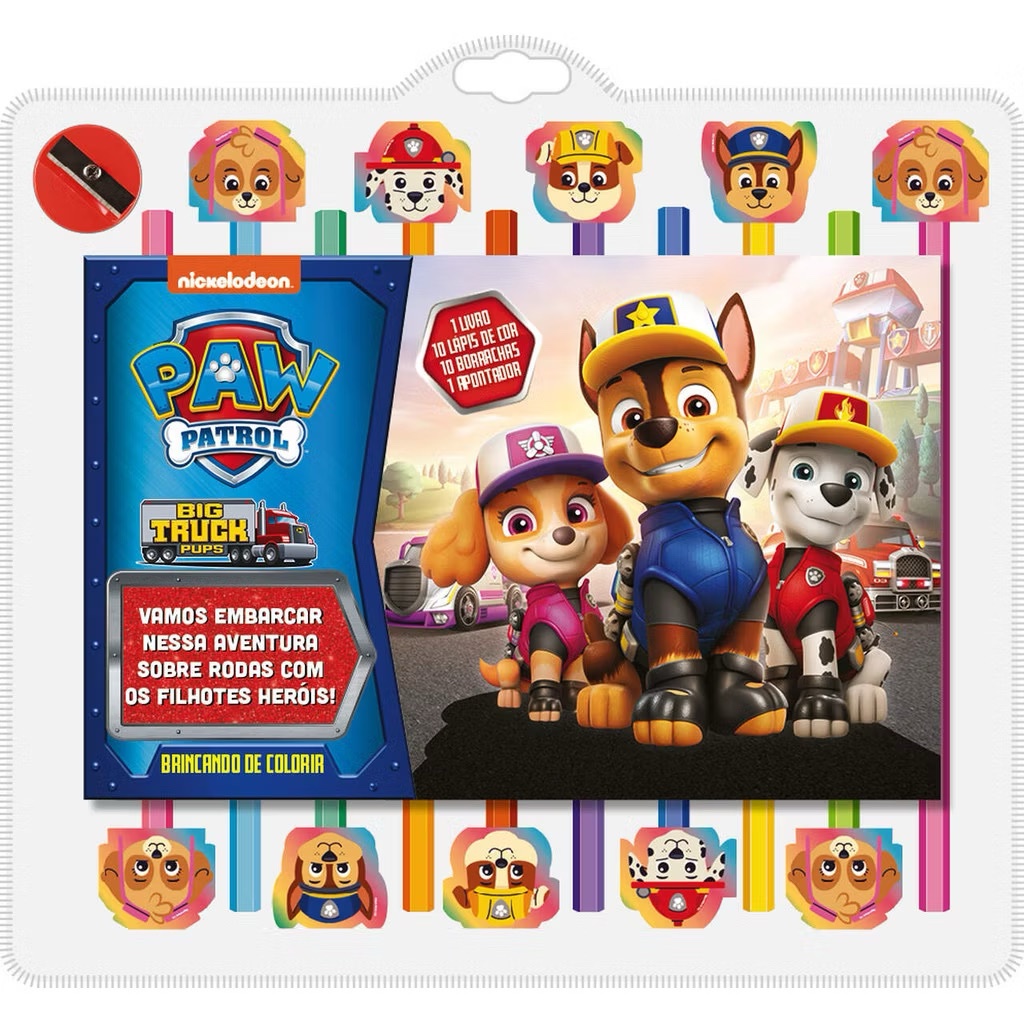 Kit colorir patrulha canina